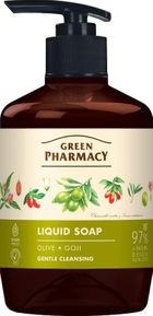 Green Pharmacy, mydło w płynie oliwa + jagody goji, 460 ml
