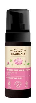 Green Pharmacy, pianka odświeżająca do mycia skóry wrażliwej, 150 ml