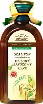 Green Pharmacy, szampon do włosów przeciwłupieżowy, dziegieć, cynk