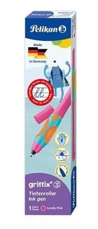 Griffix, pióro kulkowe, praworęczne, lovely pink