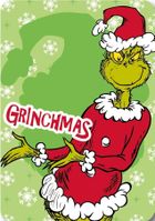 Grinch, koc polarowy, 100-140 cm