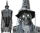 Guirca, Baba Jaga, wisząca czarownica, dekoracja, 130 cm