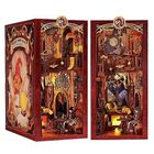 Habarri, Book Nook, Miniaturowy domek, Pokój Wspólny Szkoły Magii, puzzle 3D, 259 elementów