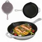 Hage, emaliowana patelnia, żeliwna, szara, 26 cm