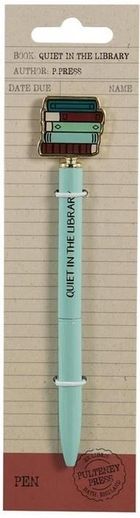 Half Moon Bay, Pulteney Press, długopis 2D, Cisza w bibliotece