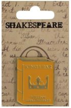 Half Moon Bay, Szekspir, przypinka metalowa, Król Lear