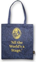Half Moon Bay, Szekspir, torba bawełniana, Cały świat jest sceną