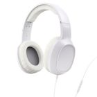 Hama, Fun C, słuchawki przewodowe, nauszne, z mikrofonem, USB‑C, białe