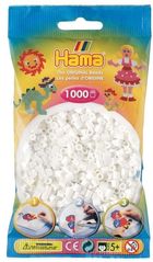 Hama, midi koraliki do prasowania, biały, 1000 szt.