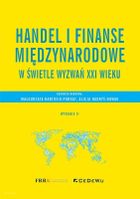 Handel i finanse międzynarodowe w świetle wyzwań XXI wieku