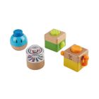 Hape, Baby Einstein, 4 kostki sensoryczne, klocki