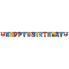 Happy Birthday Mario Bros, girlanda urodzinowa, girlanda, 190-15 cm
