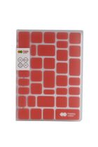 Happy Color, brulion na spirali, Trendy Fresh Coral, A5, 80g, w kratkę, 80 kartek, 1 szt.