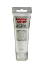 Happy Color, farba akrylowa, biel tytanowa, 75 ml