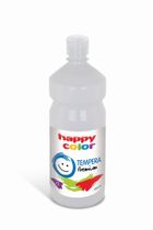 Happy Color, farba tempera, premium, biały, 1000 ml