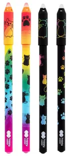 Happy Color, Miaow! długopis wymazywalny, niebieski, 0,5 mm, 1 szt.