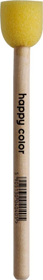 Happy Color, pędzel gąbkowy, okrągły, 10 mm