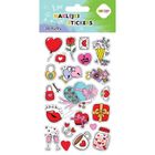 Happy Color, Puffy, naklejki 3D, Valentines, 10-20 cm