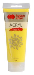 Happy Color, Studio, farba akrylowa, 200 ml, jasnożółty