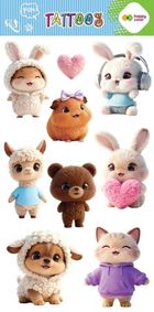 Happy Color, tatuaże zmywalne, Sweet Kawaii