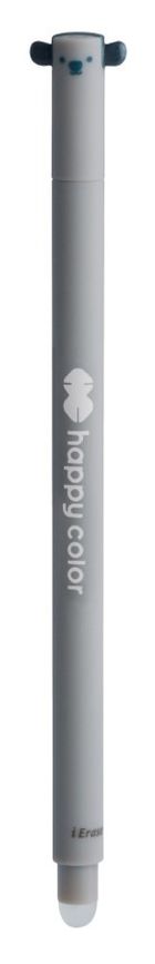 Happy Color, Uszaki, długopis wymazywalny, niebieski, 0,5 mm, 1 szt.