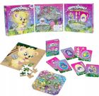 Hatchimals, zestaw gier familijnych z puzzlami