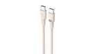 Havit, kabel do ładowania,USB-C, beżowy, 2m