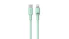 Havit, kabel, Typ C-Lightning CB6281, 1m, zielony