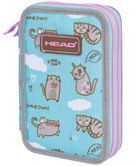 Head, piórnik rozkładany, podwójny, Meow