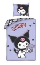 Hello Kitty & Kuromi, 2-częściowy komplet pościeli z mikrofibry, 140-200 cm