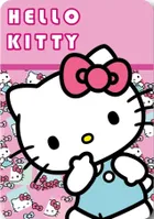 Hello Kitty, koc polarowy, różowy, 100-140 cm