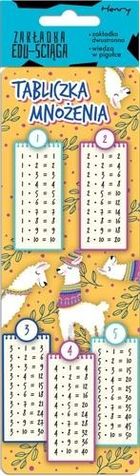 Henry, Edu-Ściąga, zakładka do książki, Tabliczka mnożenia, lamy