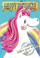 Henry, karnet A5, Urodziny, Jednorożec