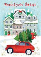 Henry, karnet B6, auto z choinką