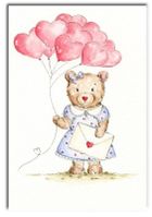 Henry, karnet B6, misiowa z balonami