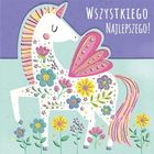 Henry, karnet kwadratowy, wycinany, Urodziny, Pegaz