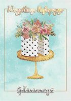 Henry, karnet z kopertą A5, Urodziny, Zloc Tort Glamour