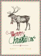 Henry, karnet z kopertą B6, renifer