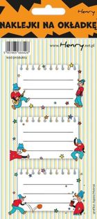 Henry, naklejki na zeszyty, Chłopak