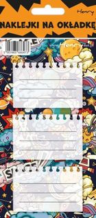 Henry, naklejki na zeszyty, Kosmos