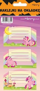 Henry, naklejki na zeszyty, Kucyk