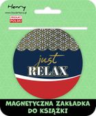 Henry, zakładka magnetyczna do książki, granatowy