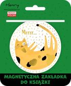 Henry, zakładka magnetyczna do książki, kot żółty