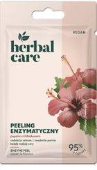 Herbal Care, Vegan, peeling enzymatyczny do twarzy, papaina z hibiskusem, 7g