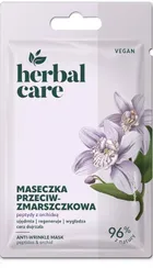 Herbal Care, Vegan, przeciwzmarszczkowa maseczka na twarz, peptydy z orchideą, 7g