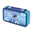 Herlitz, piórnik rozkładany, podwójny, z wyposażeniem, Cosmis Explorer