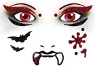 Herma, Face Art, naklejka, wampir