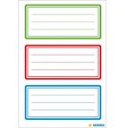 Herma, naklejki na zeszyty, ramki, 3 kolory