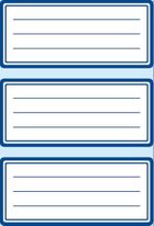 Herma, naklejki szkolne, ramki granatowe