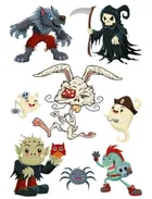 Herma, tatuaże, Zombie